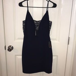 Teeze Me Navy cocktail Dress